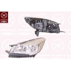 Headlight KLOKKERHOLM 25790122A1 OE Ref 1799434