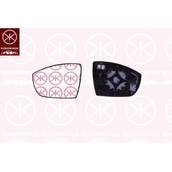 Exterior Mirrors Glass KLOKKERHOLM 25841062 OE Ref 1 405 067