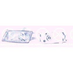 Headlight KLOKKERHOLM 34710126 OE Ref BG2L51030C