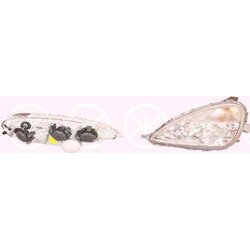 Headlight KLOKKERHOLM 35050143A1 OE Ref 168 820 0961