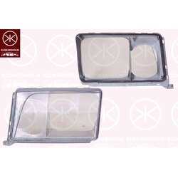 Headlight Diffusing Lens KLOKKERHOLM 35260254 OE Ref A 124 820 3457