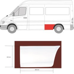 Quarter Panel KLOKKERHOLM 3546564