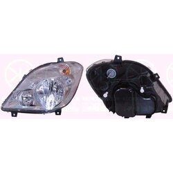 Headlight KLOKKERHOLM 35470122A1 OE Ref A 906 820 0261