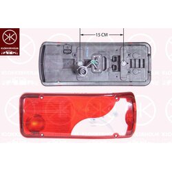 Rear Tail Light KLOKKERHOLM 35470706 OE Ref A906 820 1764