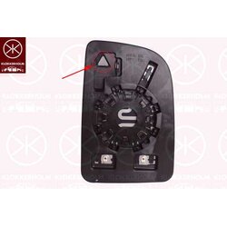 Exterior Mirrors Glass KLOKKERHOLM 35481063 OE Ref A9108114900