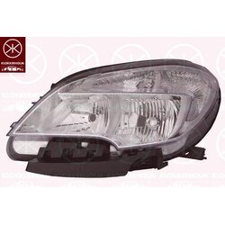 Headlight KLOKKERHOLM 50150142 OE Ref 1216723