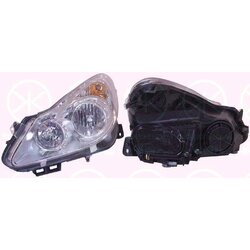 Headlight KLOKKERHOLM 50240121A1 OE Ref 93189357