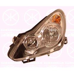Headlight KLOKKERHOLM 50240123A1 OE Ref 93189361