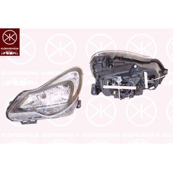 Headlight KLOKKERHOLM 50240125A1 OE Ref 95515471