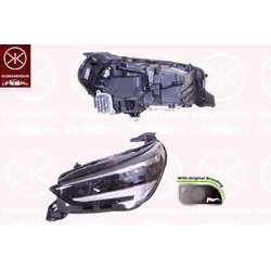 Headlight KLOKKERHOLM 50280174A1 OE Ref 1653233380