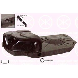 Fuel Tank KLOKKERHOLM 5038007 OE Ref 13256163