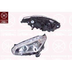 Headlight KLOKKERHOLM 55090128A1 OE Ref 9822690180