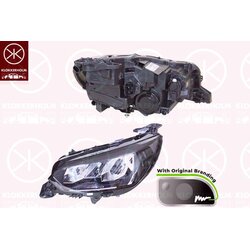 Headlight KLOKKERHOLM 55110172A1 OE Ref 9833036180