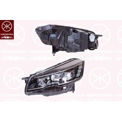 Headlight KLOKKERHOLM 55390126A1 OE Ref 9807241680