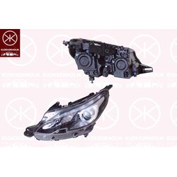 Headlight KLOKKERHOLM 55430124A1 OE Ref 9825313680