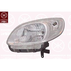 Headlight KLOKKERHOLM 60110138 OE Ref 26 01 099 58R
