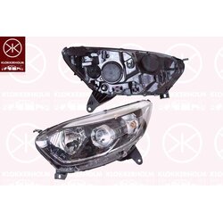 Headlight KLOKKERHOLM 60140123A1 OE Ref 260609429R
