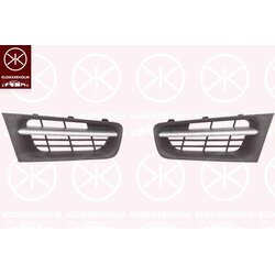 Bumper Grille KLOKKERHOLM 6041917A1 OE Ref 77 01 478 057