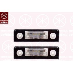 Licence Plate Light KLOKKERHOLM 75210859