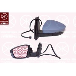 Exterior Mirror KLOKKERHOLM 75221047 OE Ref 5E0857537A GRU
