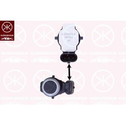 Parking Sensor KLOKKERHOLM 78019002 OE Ref 1048473-06-A
