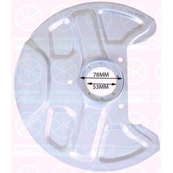 Brake Disc Dust Shield KLOKKERHOLM 9040370 OE Ref 9140672