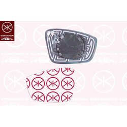Exterior Mirrors Glass KLOKKERHOLM 95161064 OE Ref 6RU 857 522F