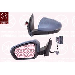 Exterior Mirror KLOKKERHOLM 95251044 OE Ref 2G0857538A GRU