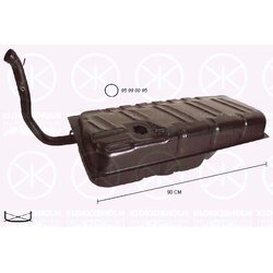 Fuel Tank KLOKKERHOLM 9526009 OE Ref 867 201 075D