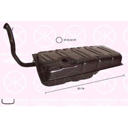 Fuel Tank KLOKKERHOLM 9526019 OE Ref 867 201 075F