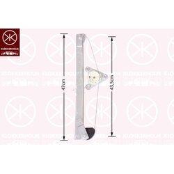 Window Regulator KLOKKERHOLM 95391903 OE Ref 3B9 839 461C