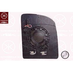 Exterior Mirrors Glass KLOKKERHOLM 95651065 OE Ref 7C0857521G