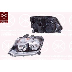 Headlight KLOKKERHOLM 95810128A1 OE Ref 2H1941016Q