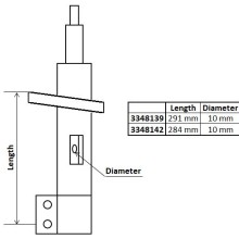 Shock Absorber KYB 3348139 OE Ref 3555968