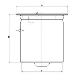 Air Filter MANN & HUMMEL MANN FILTER LE14001