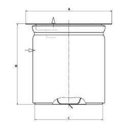 Air Filter MANN & HUMMEL MANN FILTER LE17006