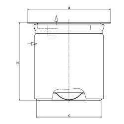 Air Filter MANN & HUMMEL MANN FILTER LE38003 OE Ref 2250091-241