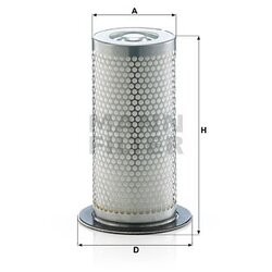 Air Filter MANN & HUMMEL MANN FILTER LE44001x