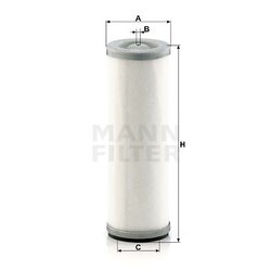 Air Filter MANN & HUMMEL MANN FILTER LE8005