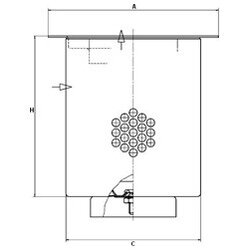 Air Filter MANN & HUMMEL MANN FILTER LE9008 OE Ref 14101321