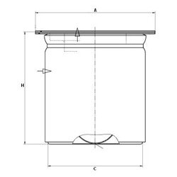 Air Filter MANN & HUMMEL MANN FILTER LE9035 OE Ref 9252 2135