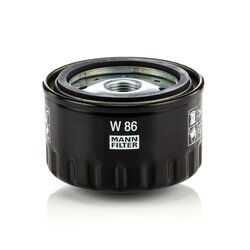 Oil Filter MANN & HUMMEL MANN FILTER W86 OE Ref 55189961
