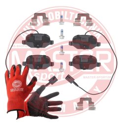Brake Pad Set + Cleaner MASTER-SPORT 13046026082N-SET-MSP OE Ref 77367241 MASTER SPORT