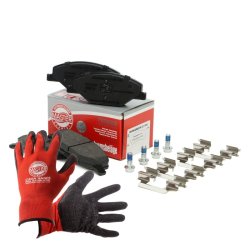 Brake Pad Set + Cleaner MASTER-SPORT 13046026122N-SET-MSP OE Ref 6RU698151 MASTER SPORT