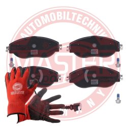 Brake Pad Set + Cleaner MASTER-SPORT 13046026172N-SET-MSP OE Ref 8V0698151C MASTER SPORT