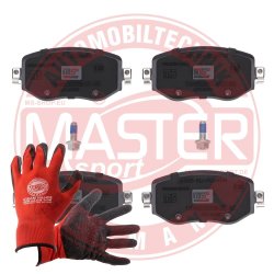Brake Pad Set + Cleaner MASTER-SPORT 13046026202N-SET-MSP OE Ref 410603407R MASTER SPORT