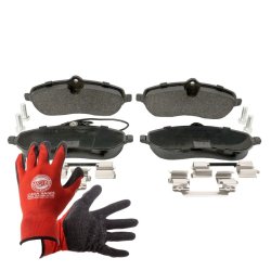 Brake Pad Set + Cleaner MASTER-SPORT 13046027382N-SET-MSP OE Ref 1611839880 MASTER SPORT