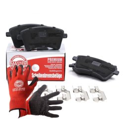 Brake Pad Set + Cleaner MASTER-SPORT 13046027412N-SET-MSP OE Ref 410603750R MASTER SPORT