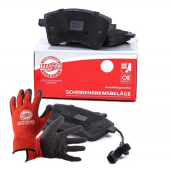 Brake Pad Set + Cleaner MASTER-SPORT 13046027432N-SET-MSP OE Ref 410605649R MASTER SPORT