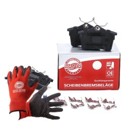 Brake Pad Set + Cleaner MASTER-SPORT 13046027452N-SET-MSP OE Ref 1608520480 MASTER SPORT